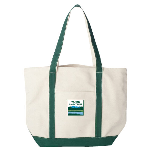 XL Cotton Canvas Resort Tote Thumbnail